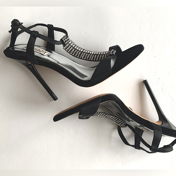 Badgley Mischka Platinum Women's Java T-Strap Sandal Size 8 - Picture 5 of 9